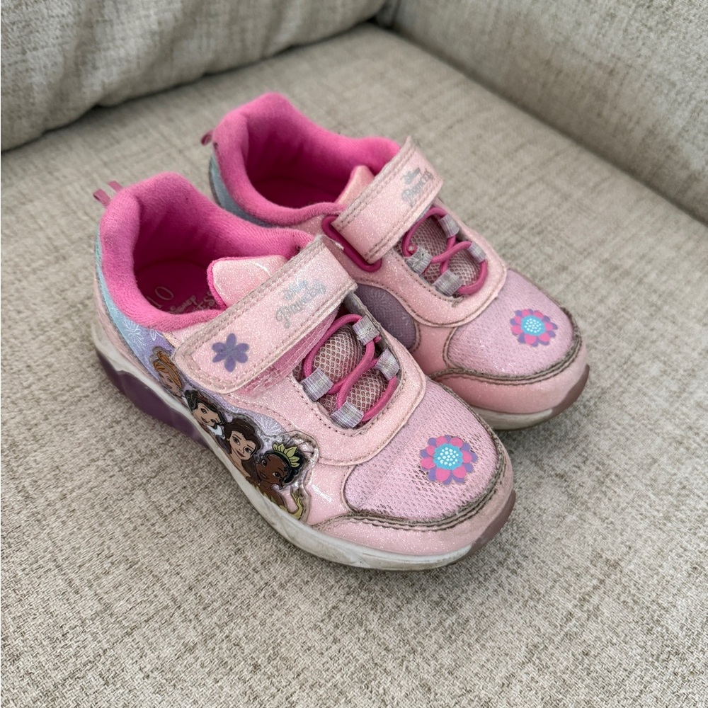 Disney Princess Pink and Purple Kids Sneakers